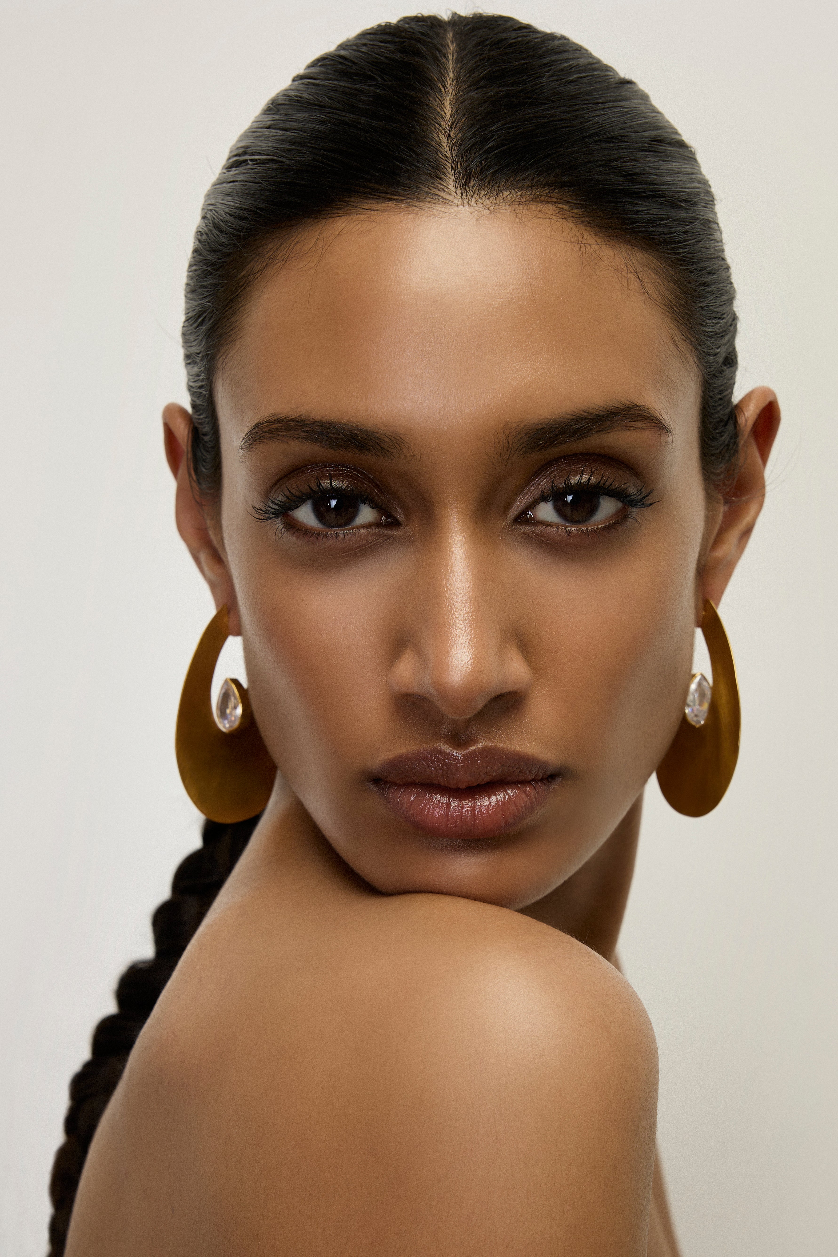 Selini Hoops | White