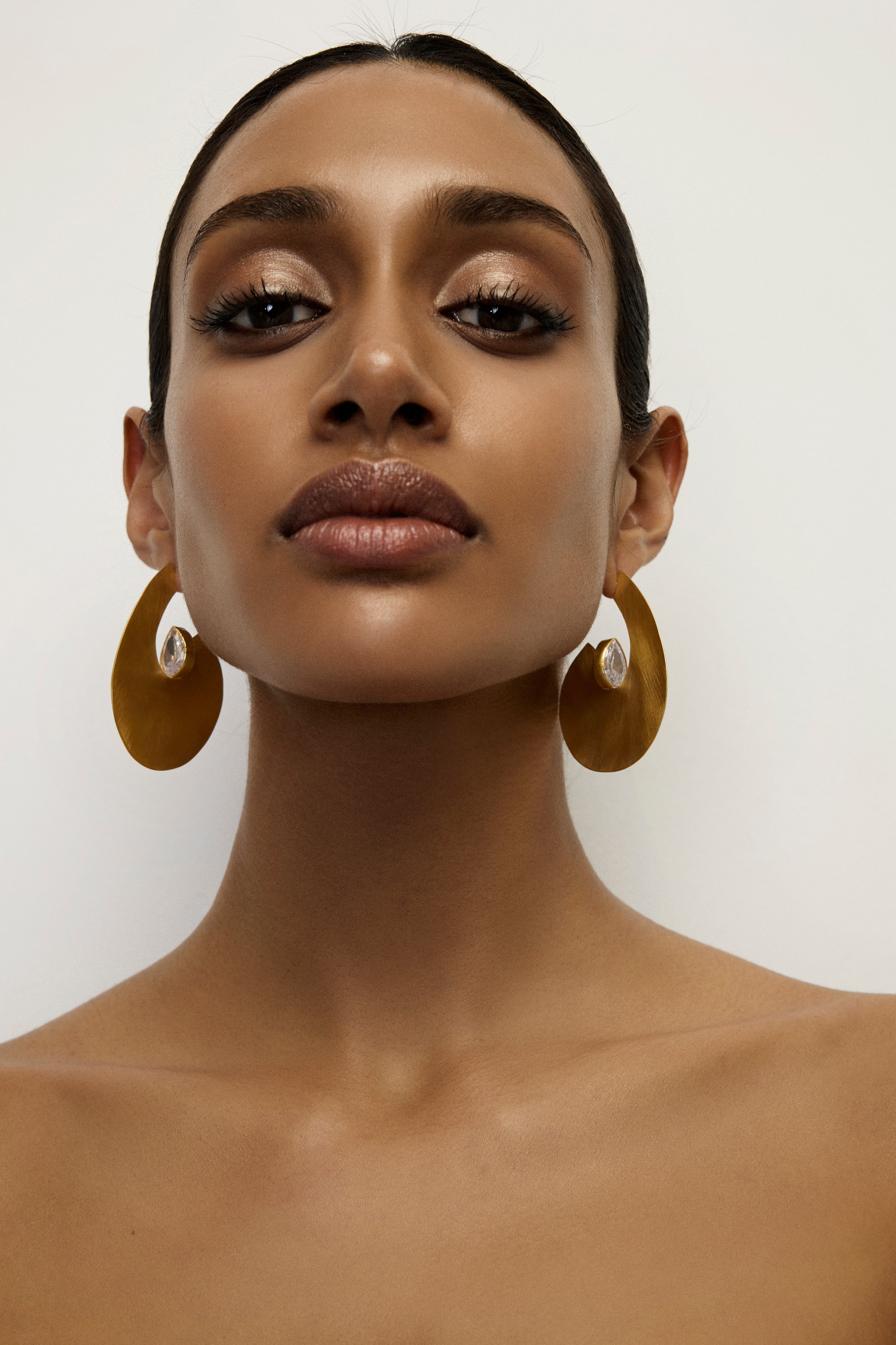 Selini Hoops | White