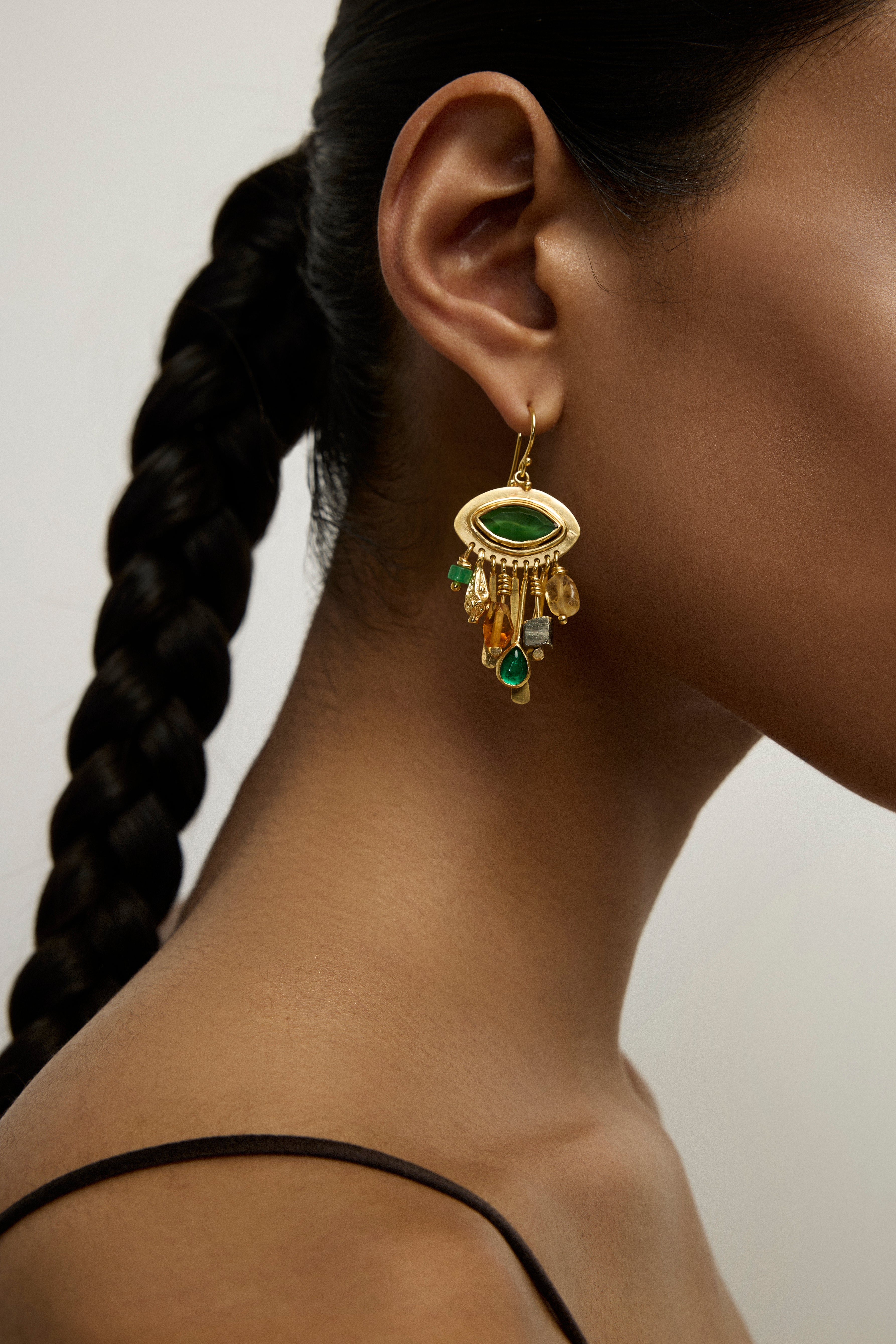 Nomad Spirit Earrings | Green