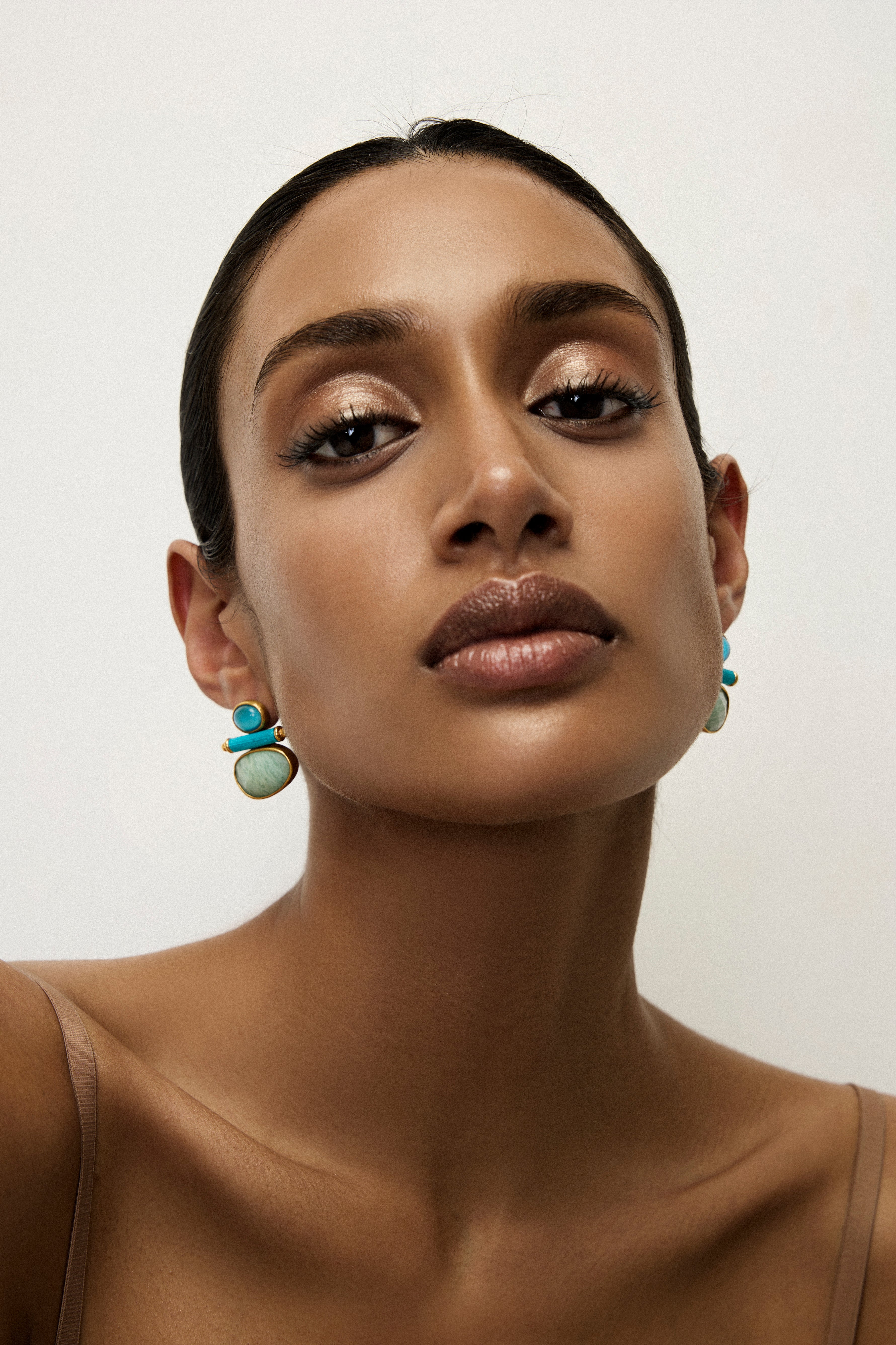 Triple Joy Earrings | Amazonite