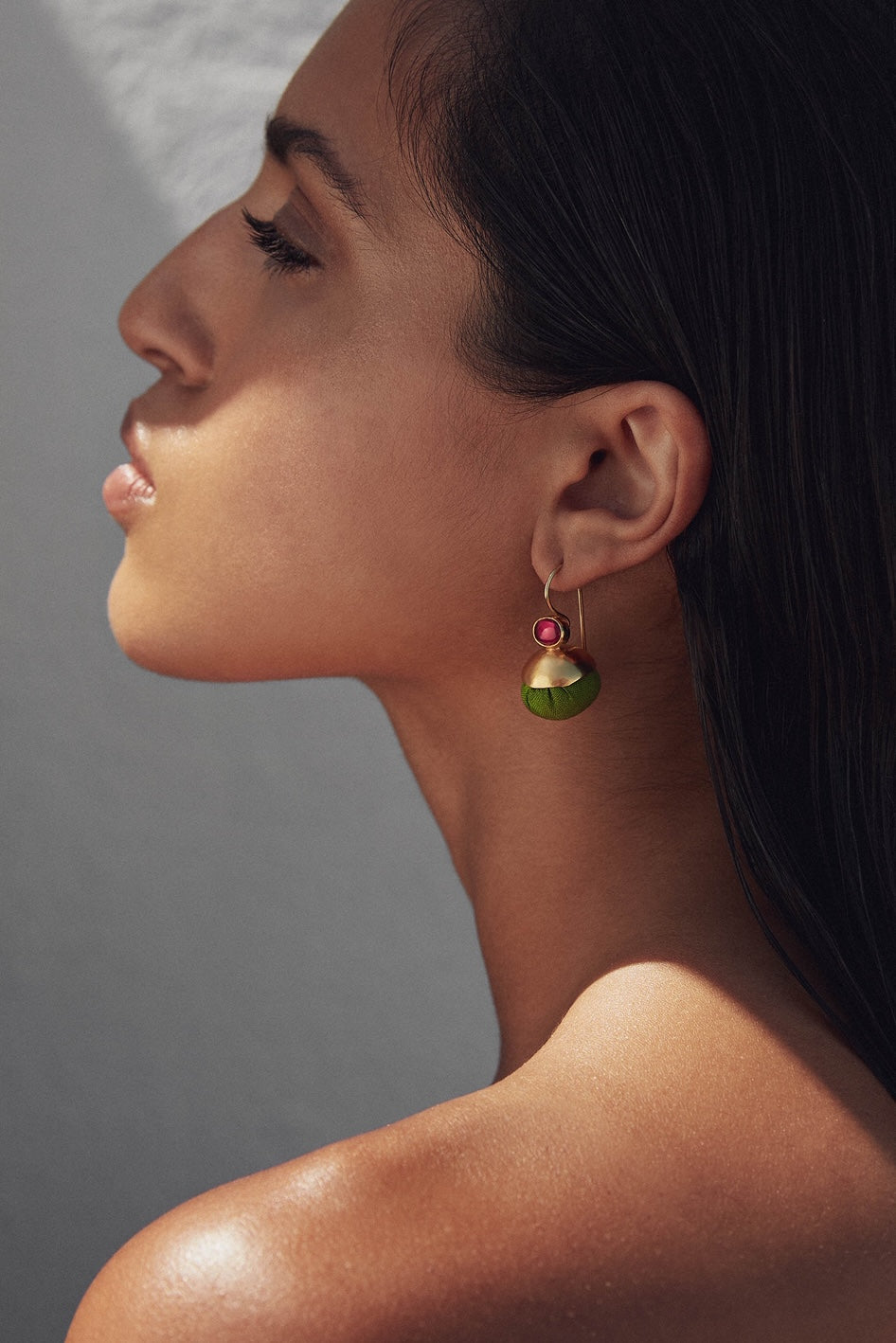 Candy Ball Earrings | Green