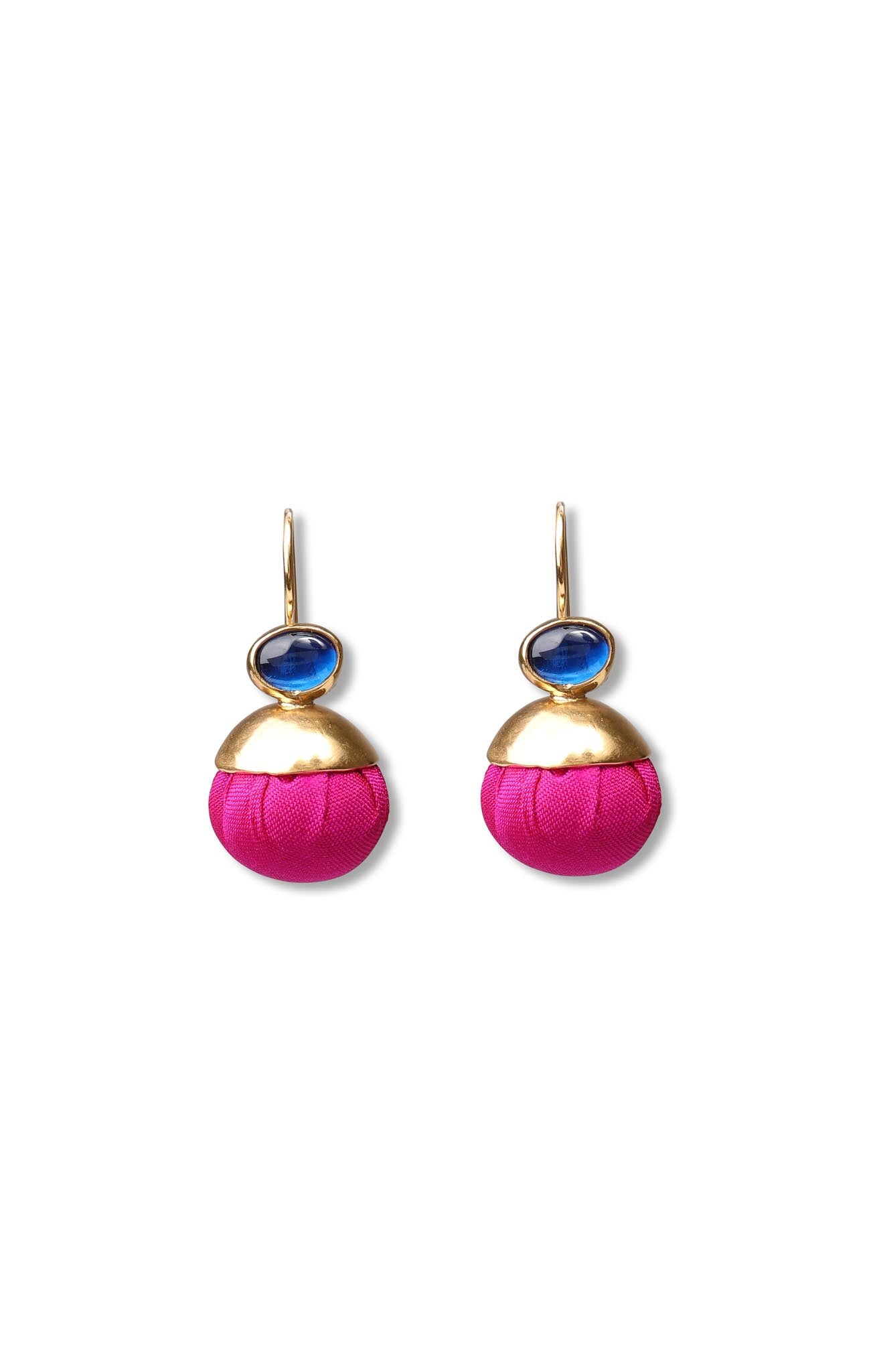 Candy Ball Earrings | Fuchsia
