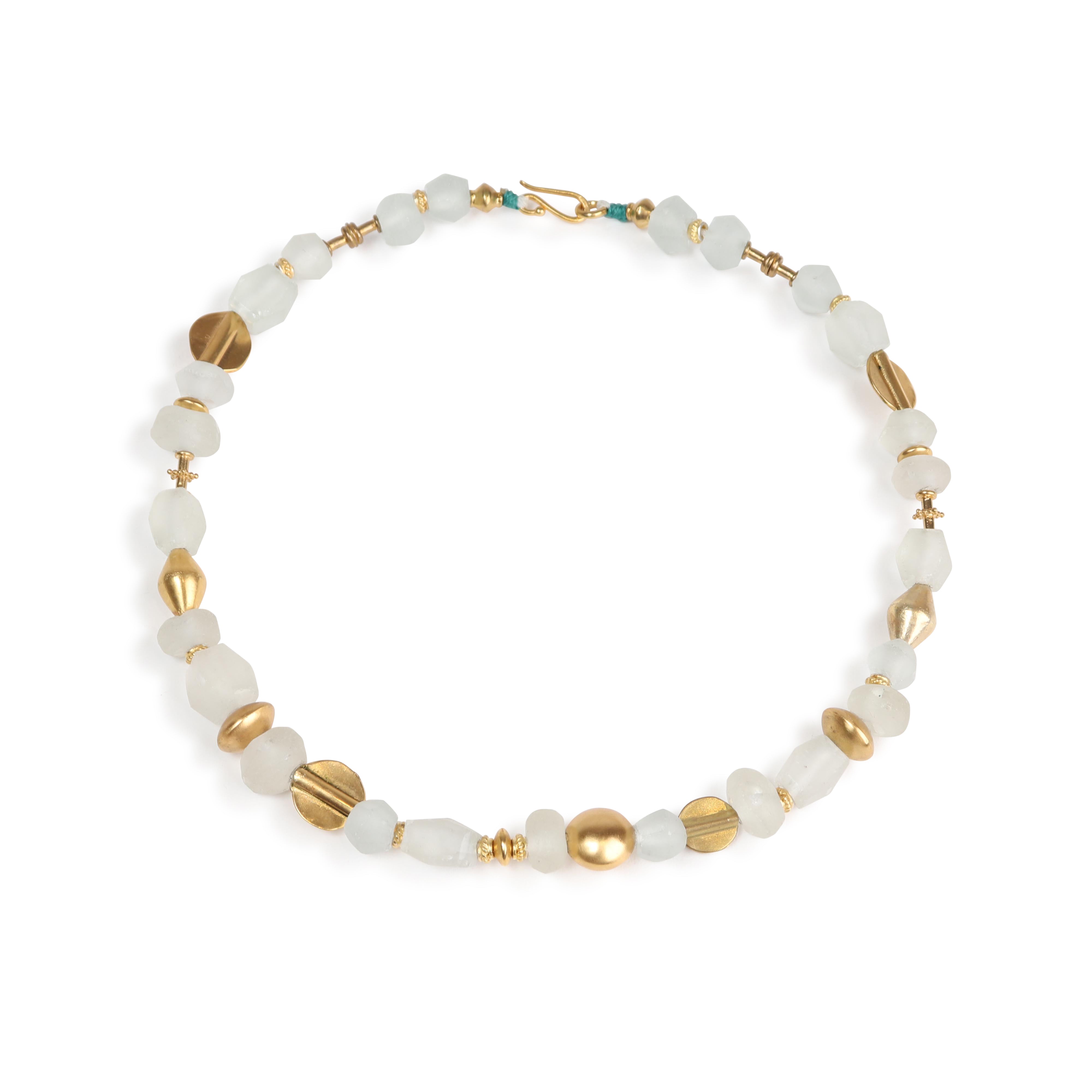 Clear White Necklace