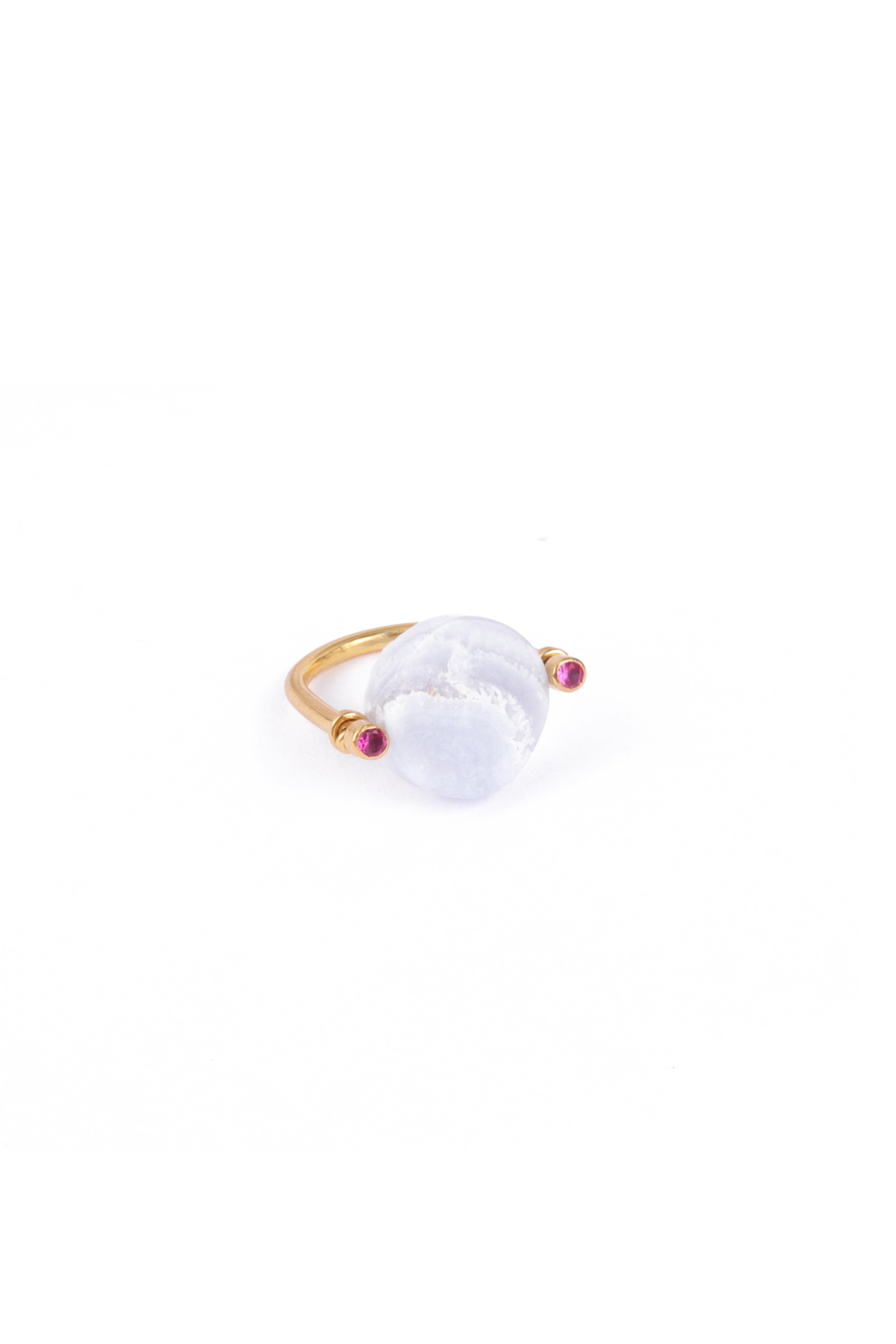 Chalcedony Seal Ring