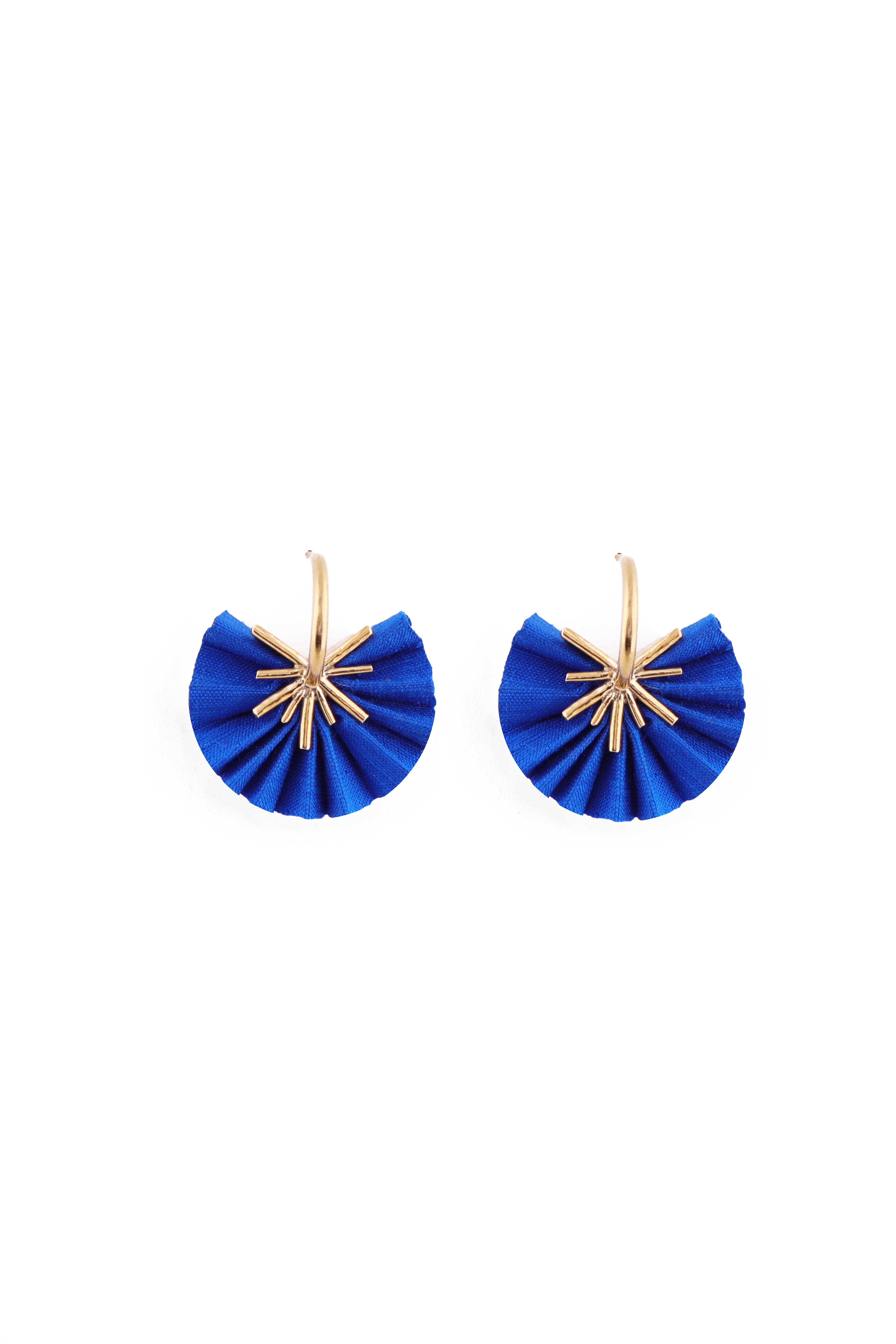Sparkle Fan Hoops | Blue