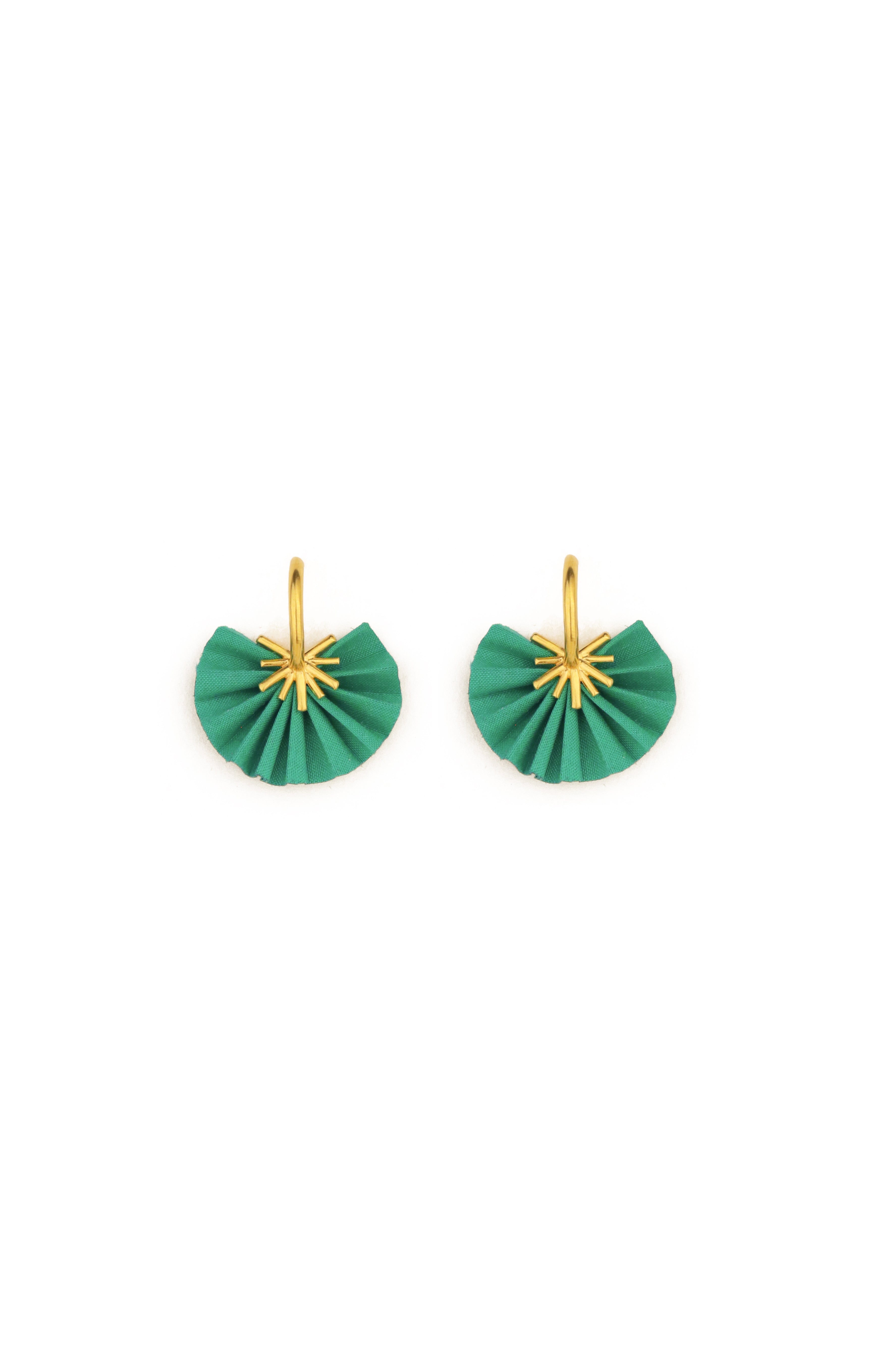 Sparkle Fan Hoops | Mint