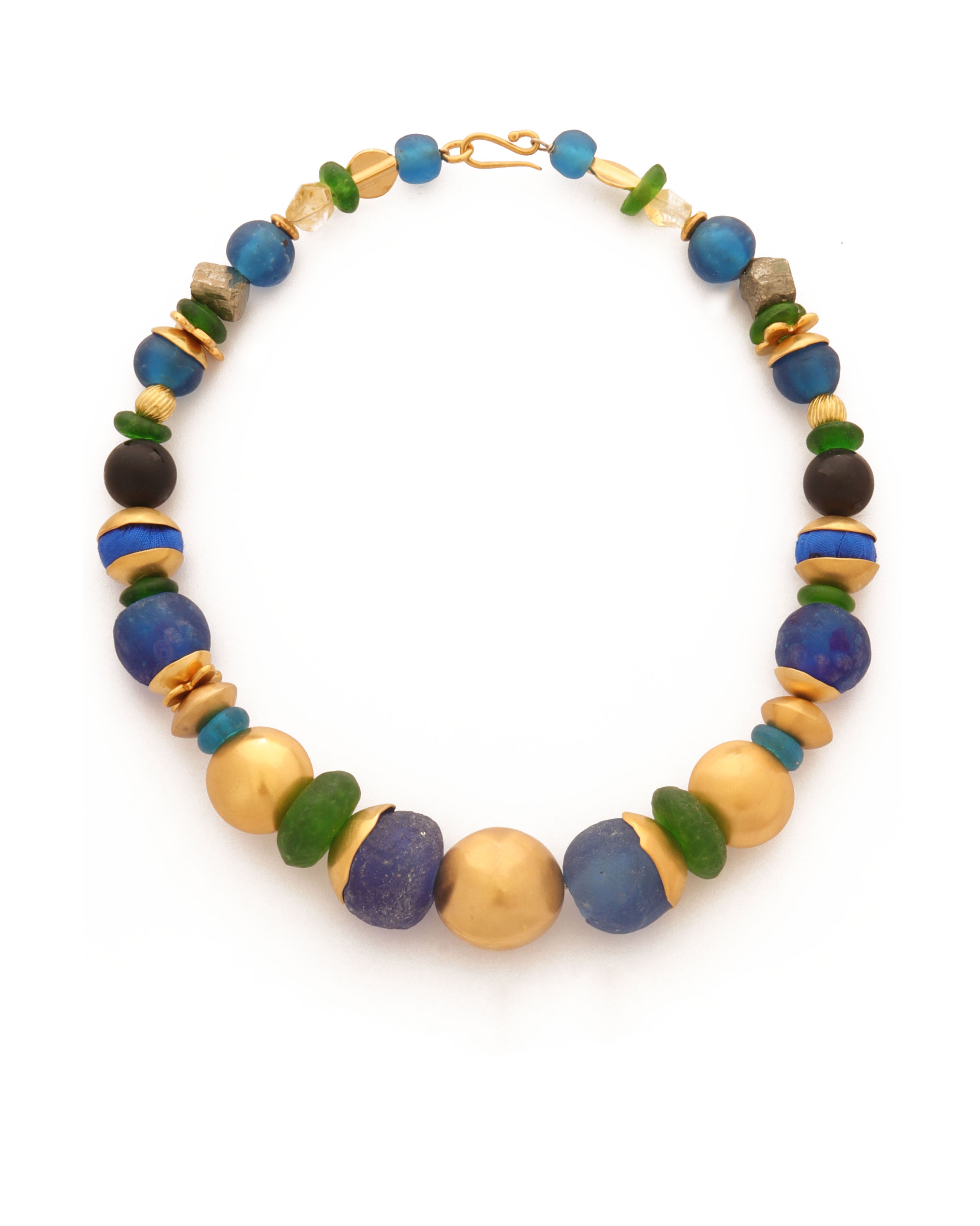 Aurora Necklace | Green & Blue