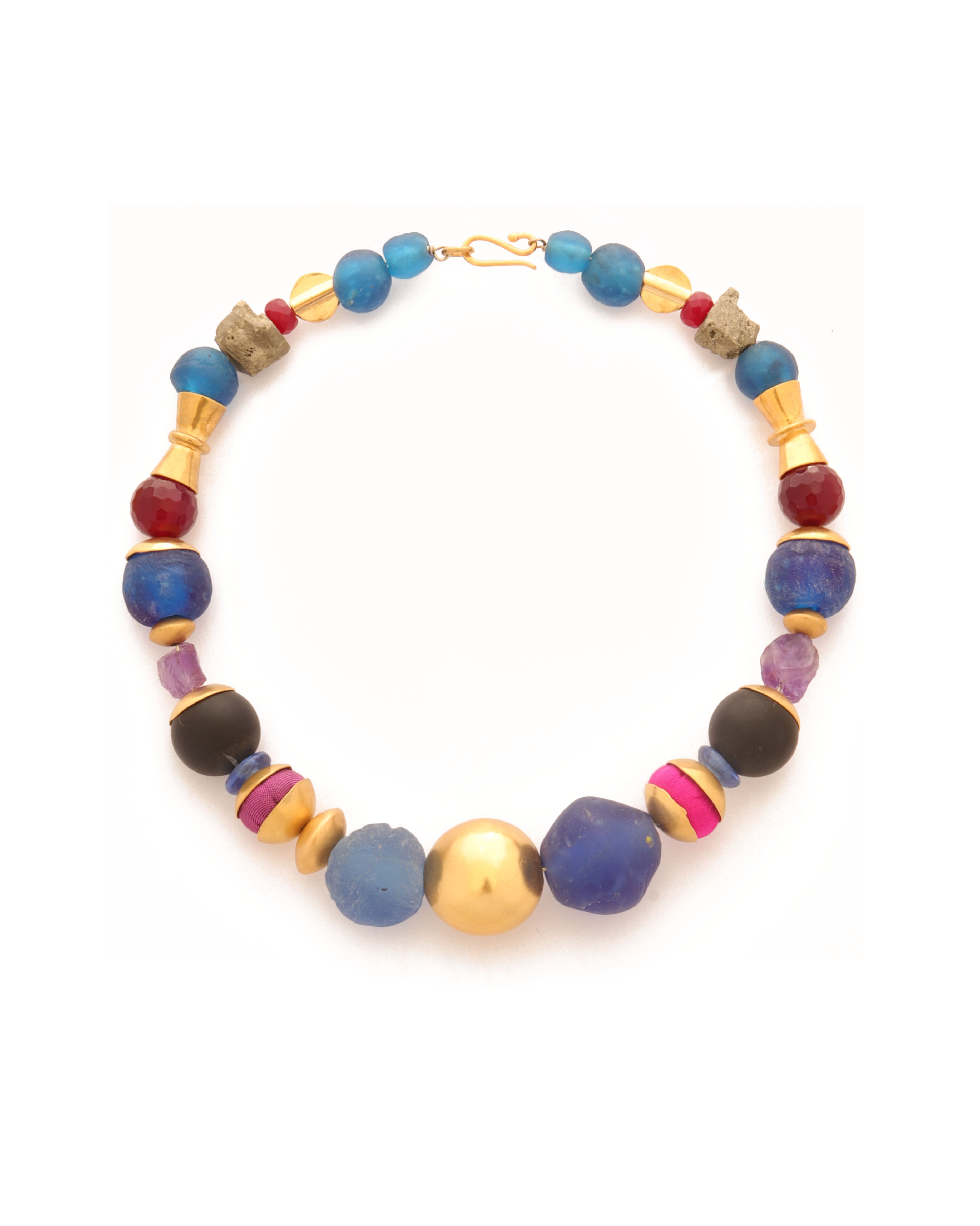 Aurora Necklace | Blue & Pink
