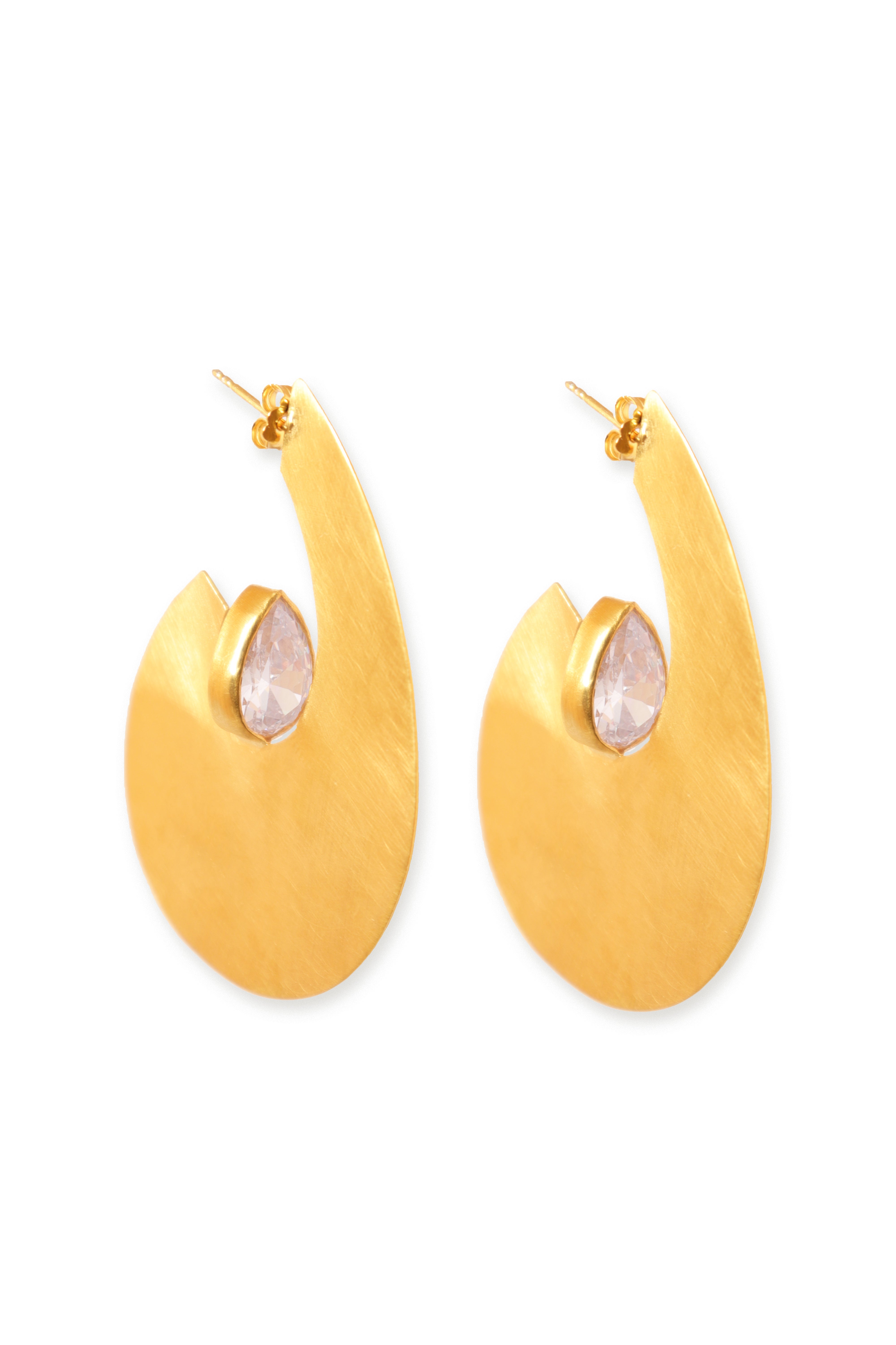 Selini Hoops | White