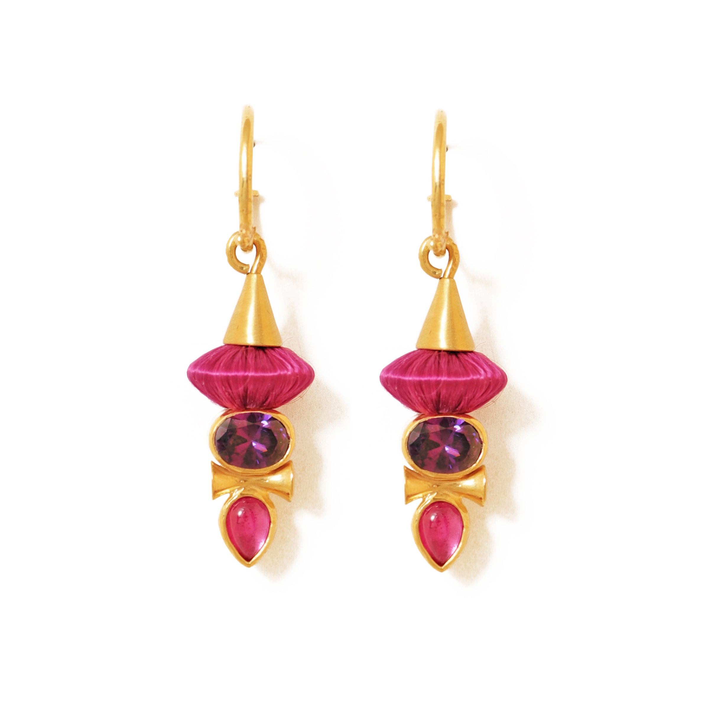 Happy Trinity Hoops | Fuchsia