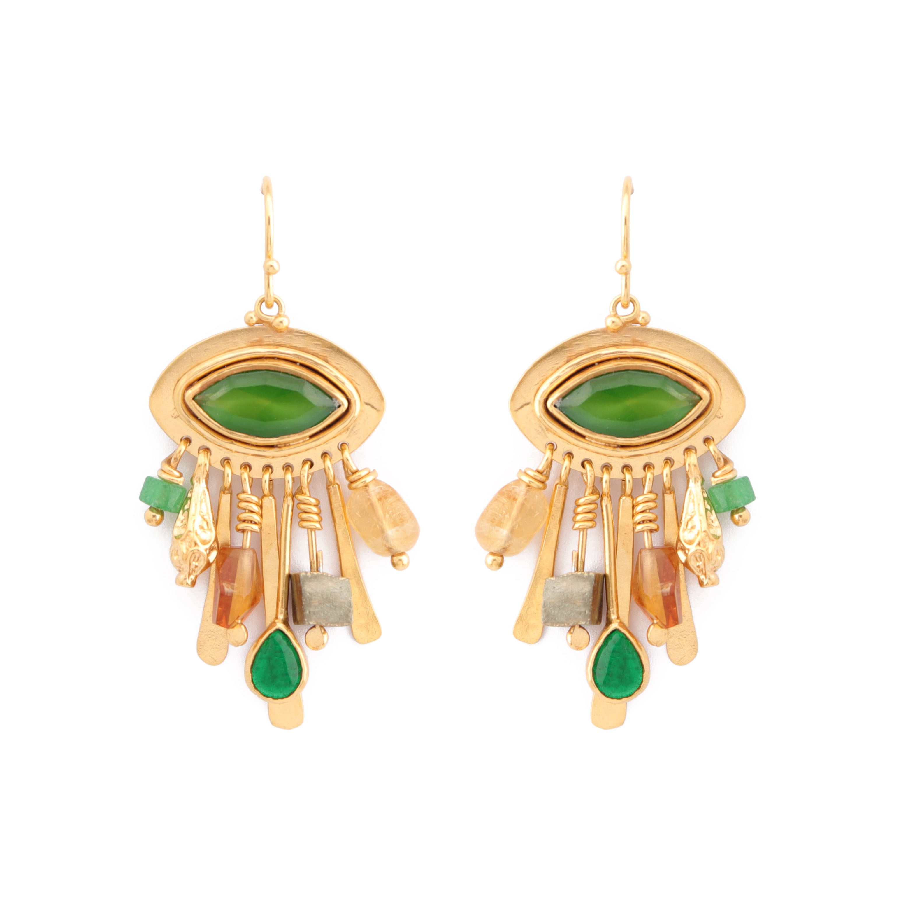 Nomad Spirit Earrings | Green