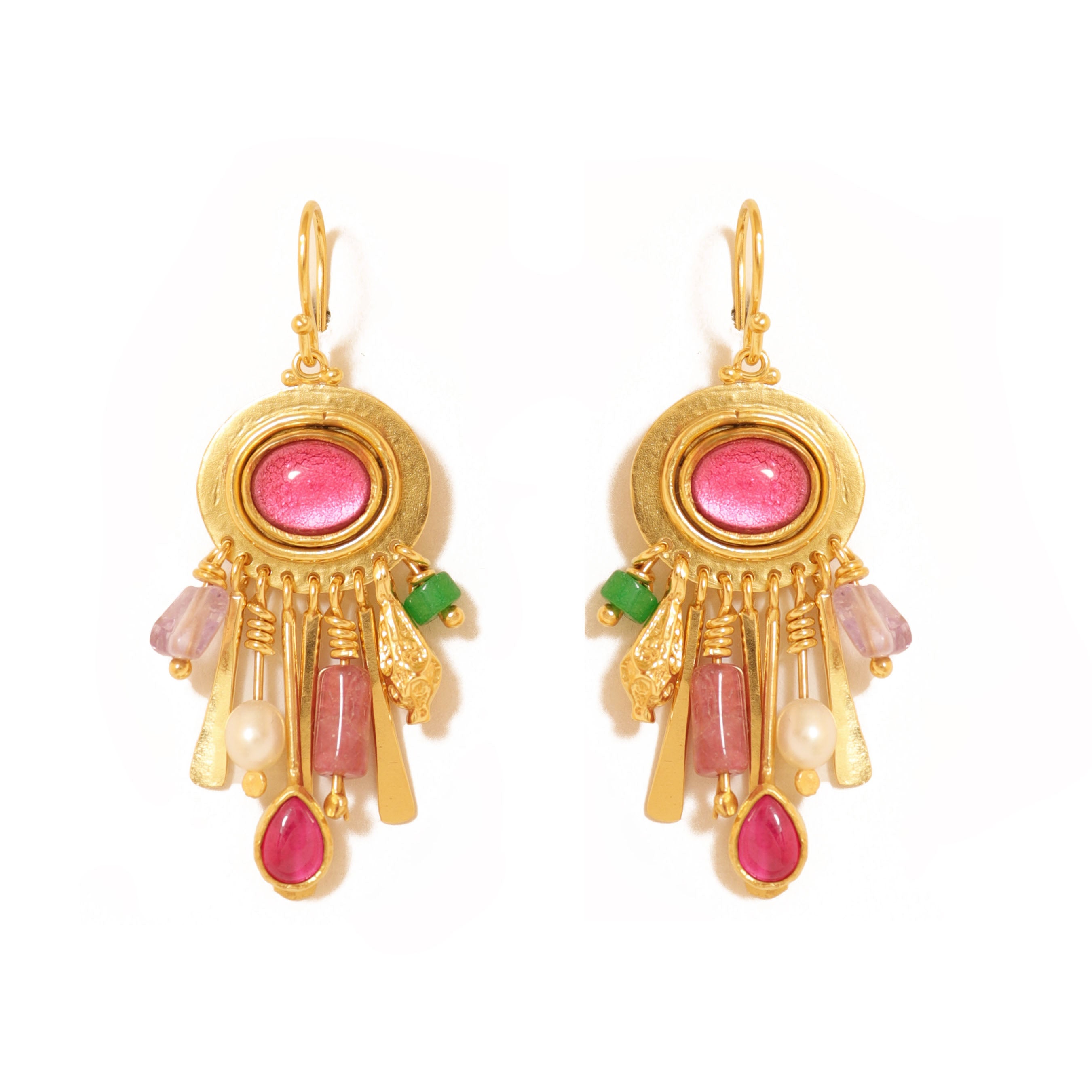 Nomad Spirit Earrings | Pink