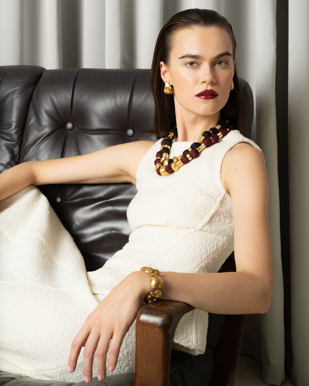 Silda Necklace | Black