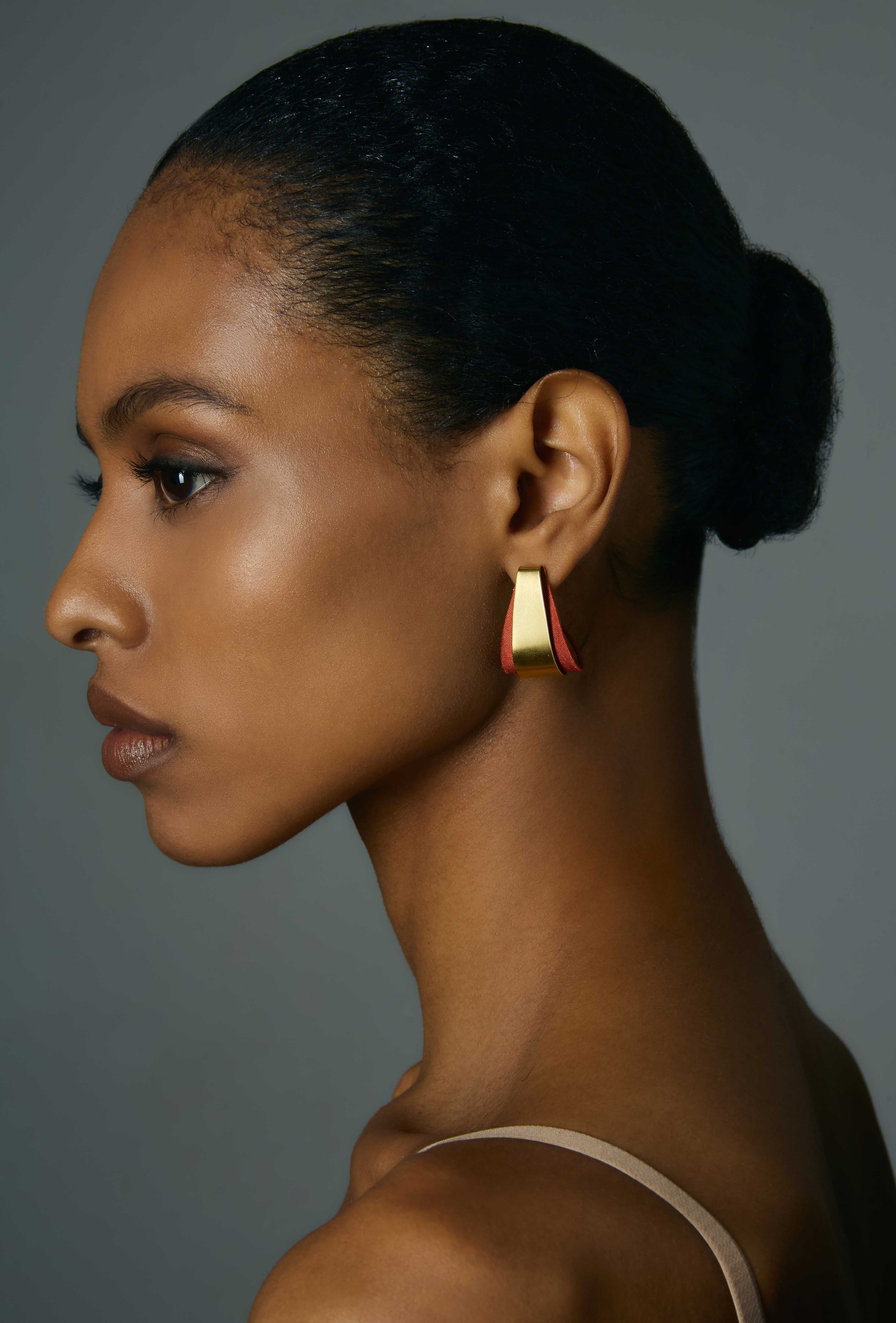 Small Luna Earrings | Copper