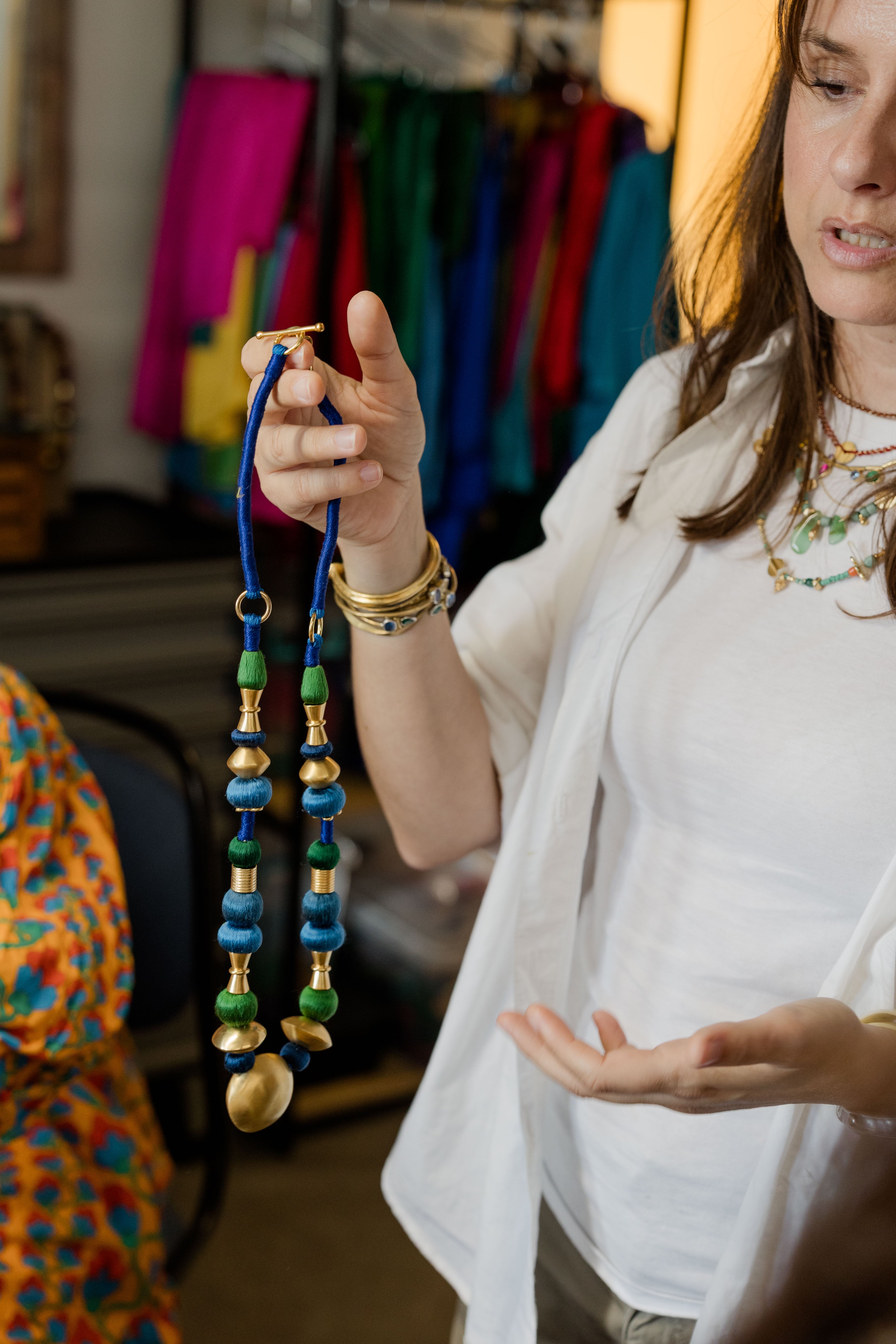 Noya Necklace | Blue