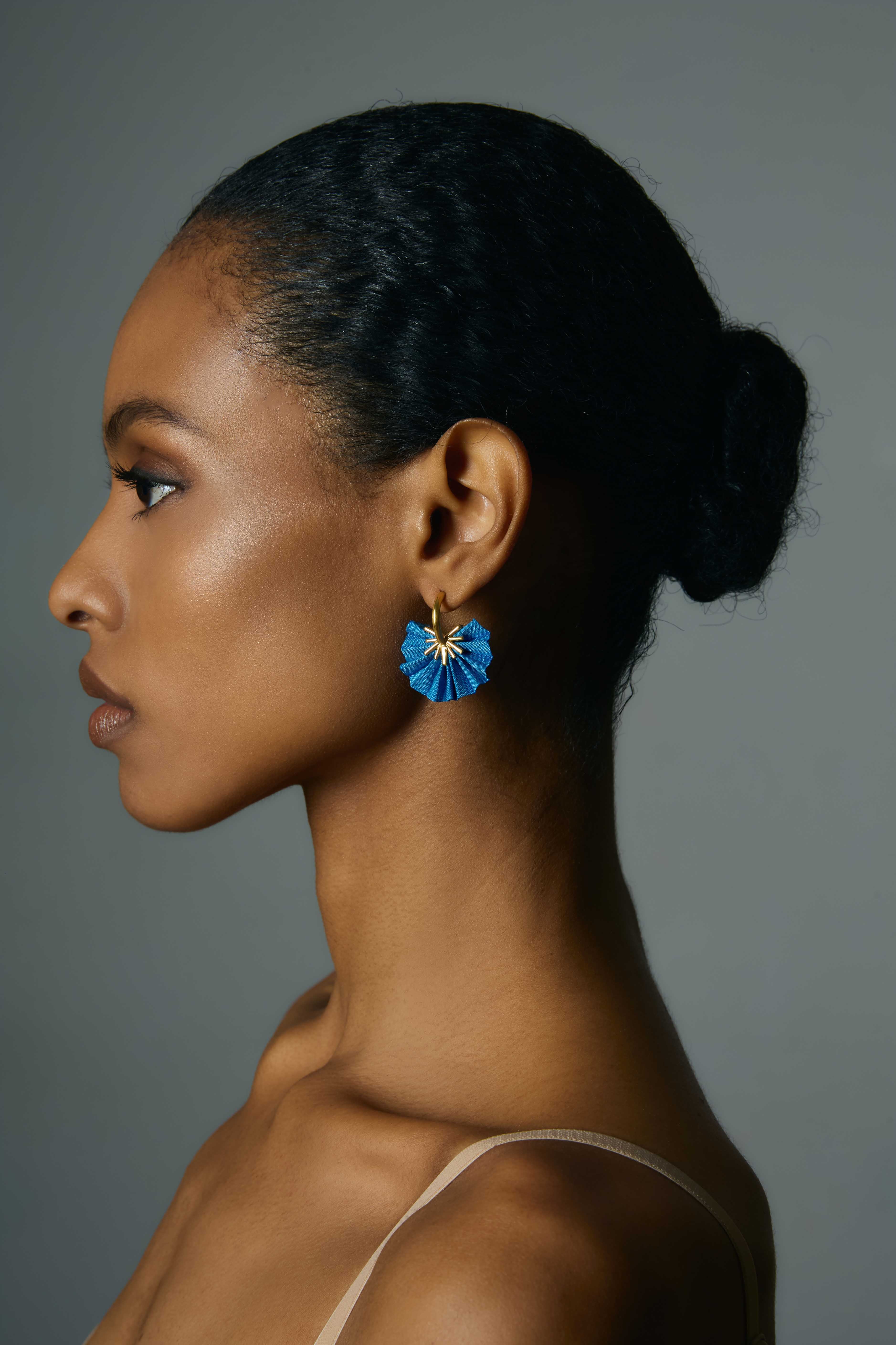 Sparkle Fan Hoops | Sky Blue