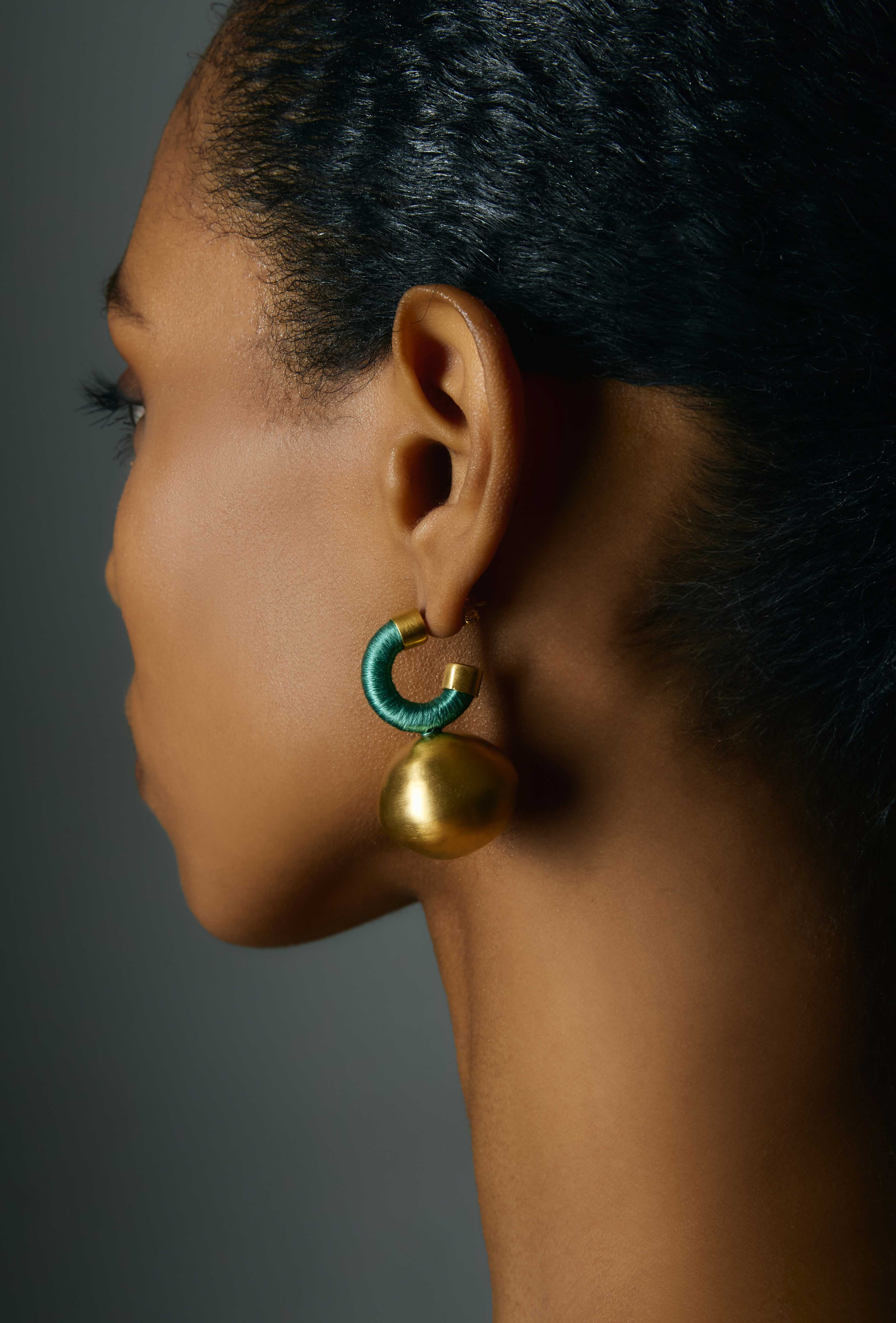 Big Sphera Hoops | Mint