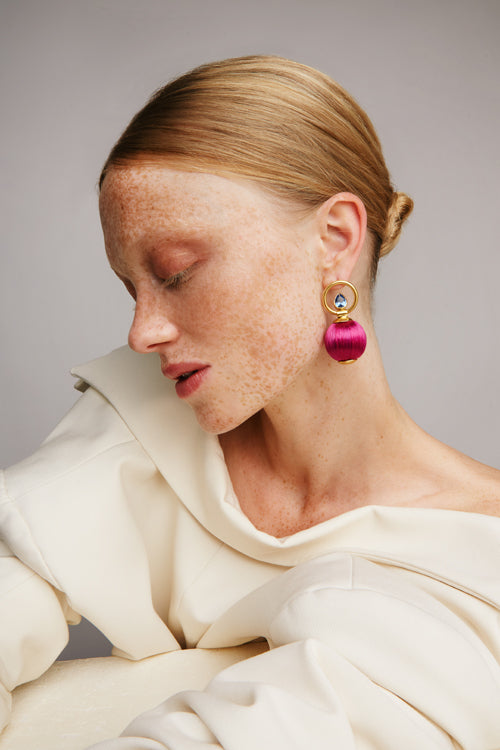 Fireball Earrings | Pink