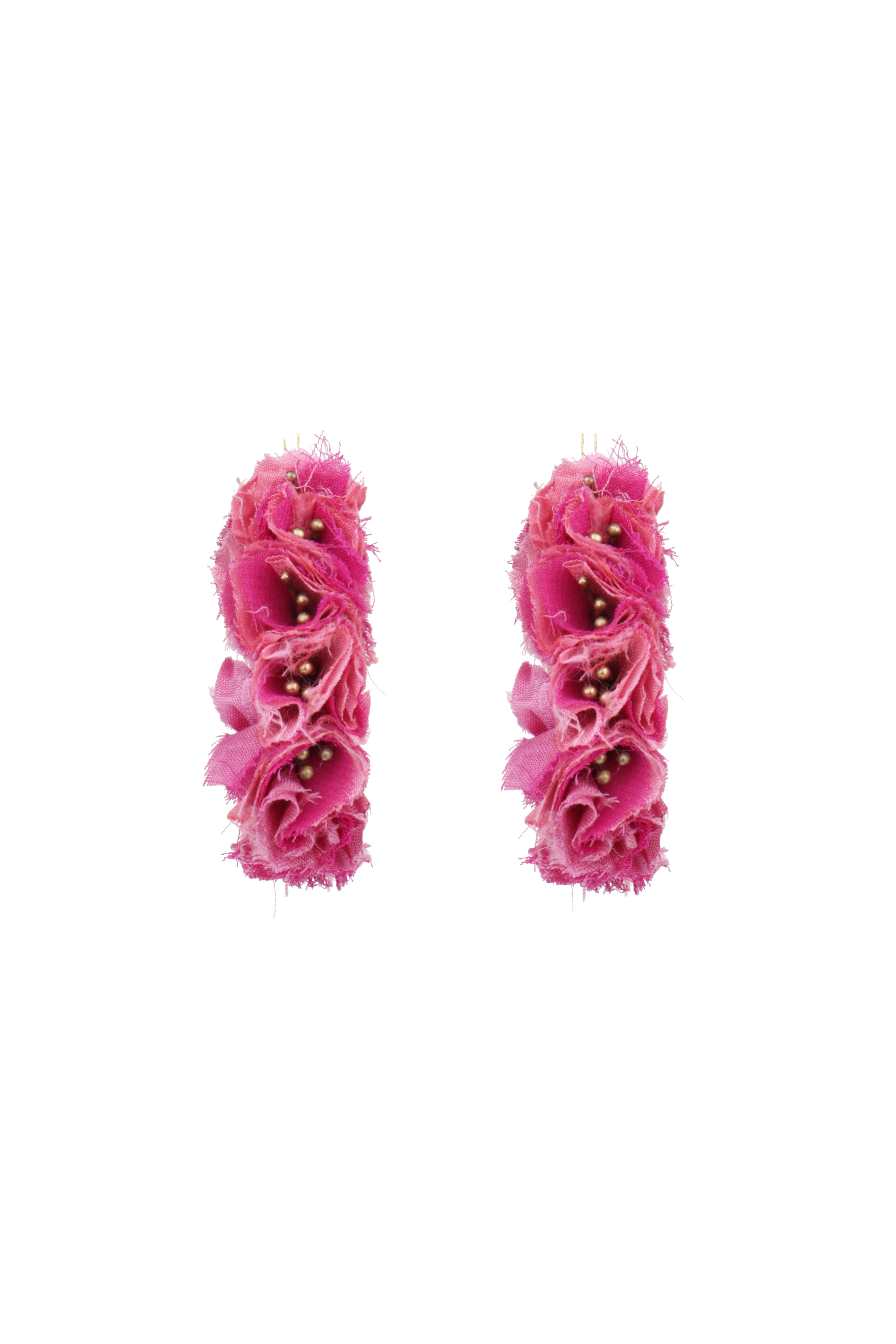 Big Bougainvillea Hoops | Pink