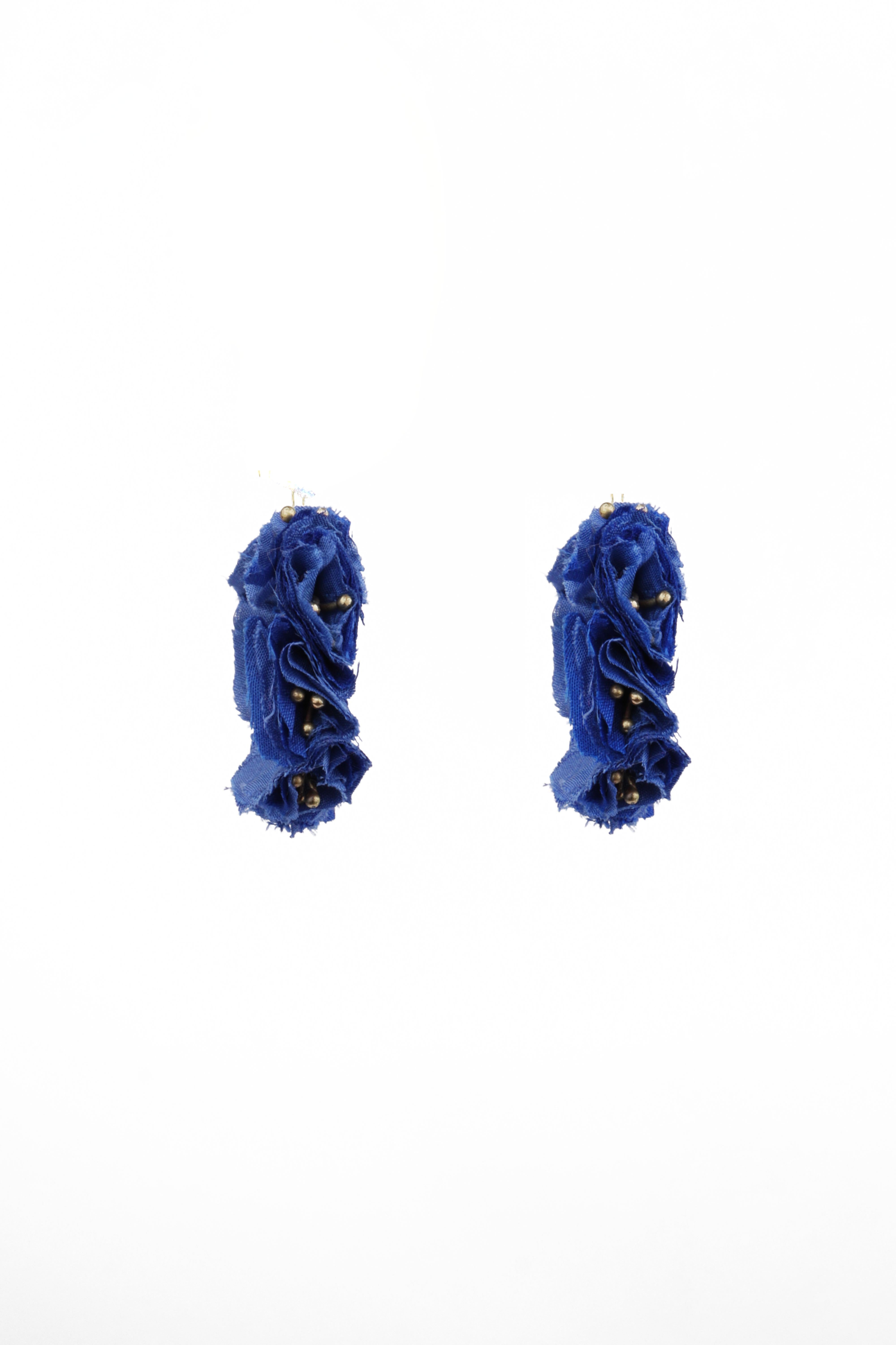 Small Bougainvillea Hoops | Blue
